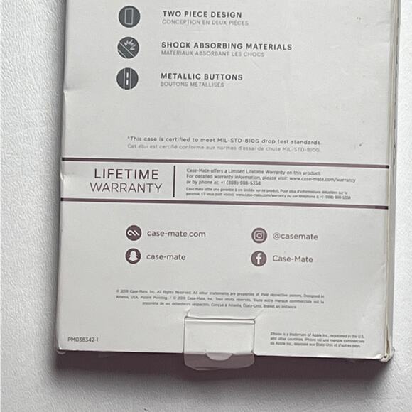 Casemate Apple Accessories Brilliance Silver IPHONE 8 PLUS And Other Sizes - Picture 10 of 10